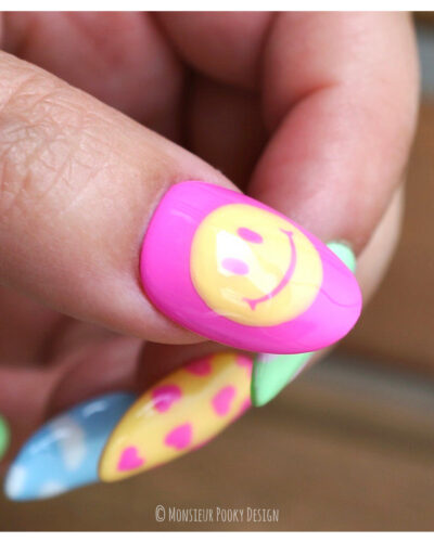 Colorful Meli Melo || Press on Nails